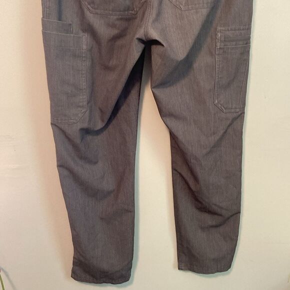 Figs Technical Collection Gray Drawstring Waist Scrub Pants Size Medium - Picture 6 of 11